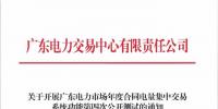 廣東17日開展電力市場年度合同電量集中交易系統功能第四次公開測試