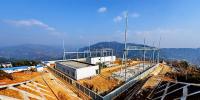 恩施一座220千伏變電站進(jìn)入電氣安裝階段