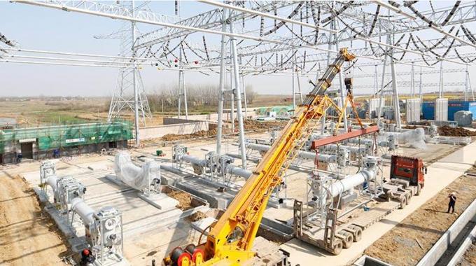 安徽電網(wǎng)迎峰度夏“頭號工程”全面進(jìn)入電氣施工高峰期