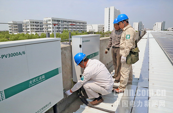 圖為服務技校光伏