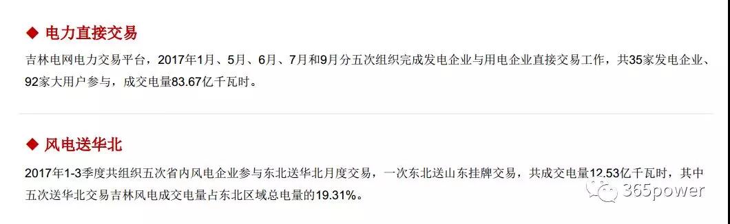 干貨！東北、西北區(qū)域2017售電市場情況