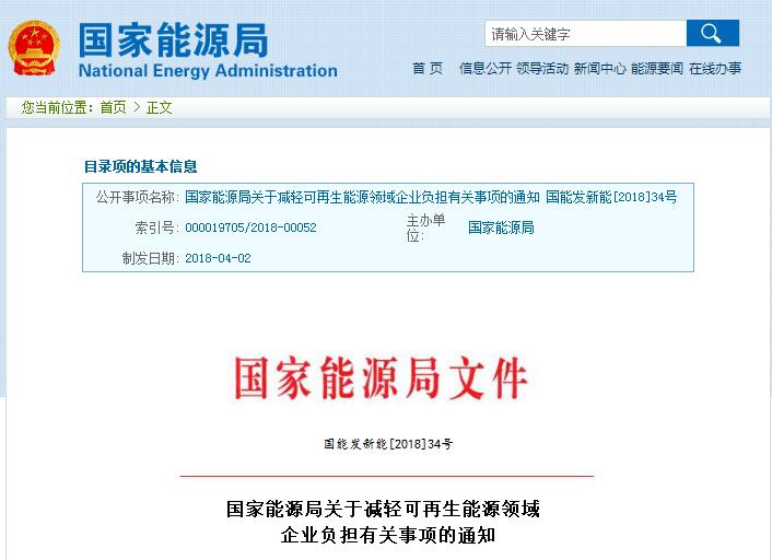 剛剛！國家能源局發(fā)文減輕可再生能源領域企業(yè)負擔