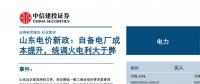 山東電價新政簡評：自備電廠成本提升 統(tǒng)調火電利大于弊