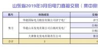 山東省2019年3月份電力直接交易（集中競(jìng)價(jià)）結(jié)果：統(tǒng)一出清價(jià)386.5元/兆瓦時(shí)